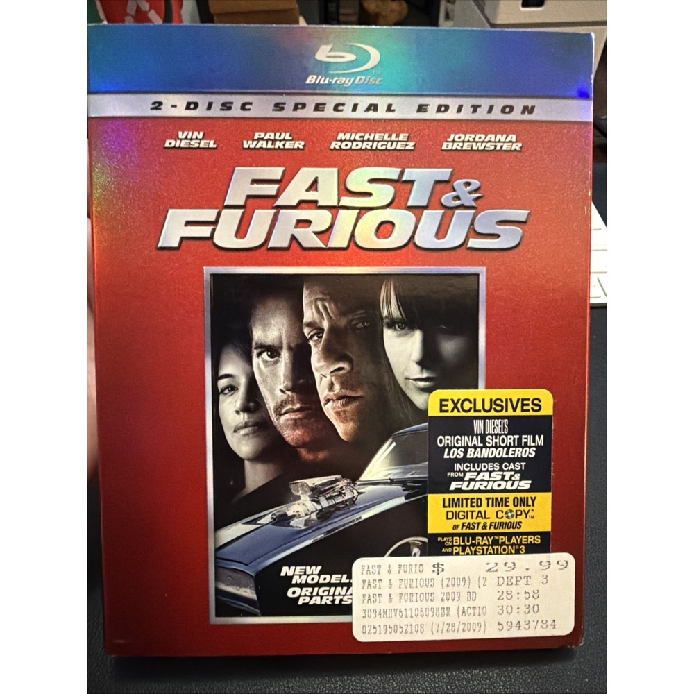 Fast  Furious (Blu-ray Disc, 2009, Special Edition Includes Digital Copy)!